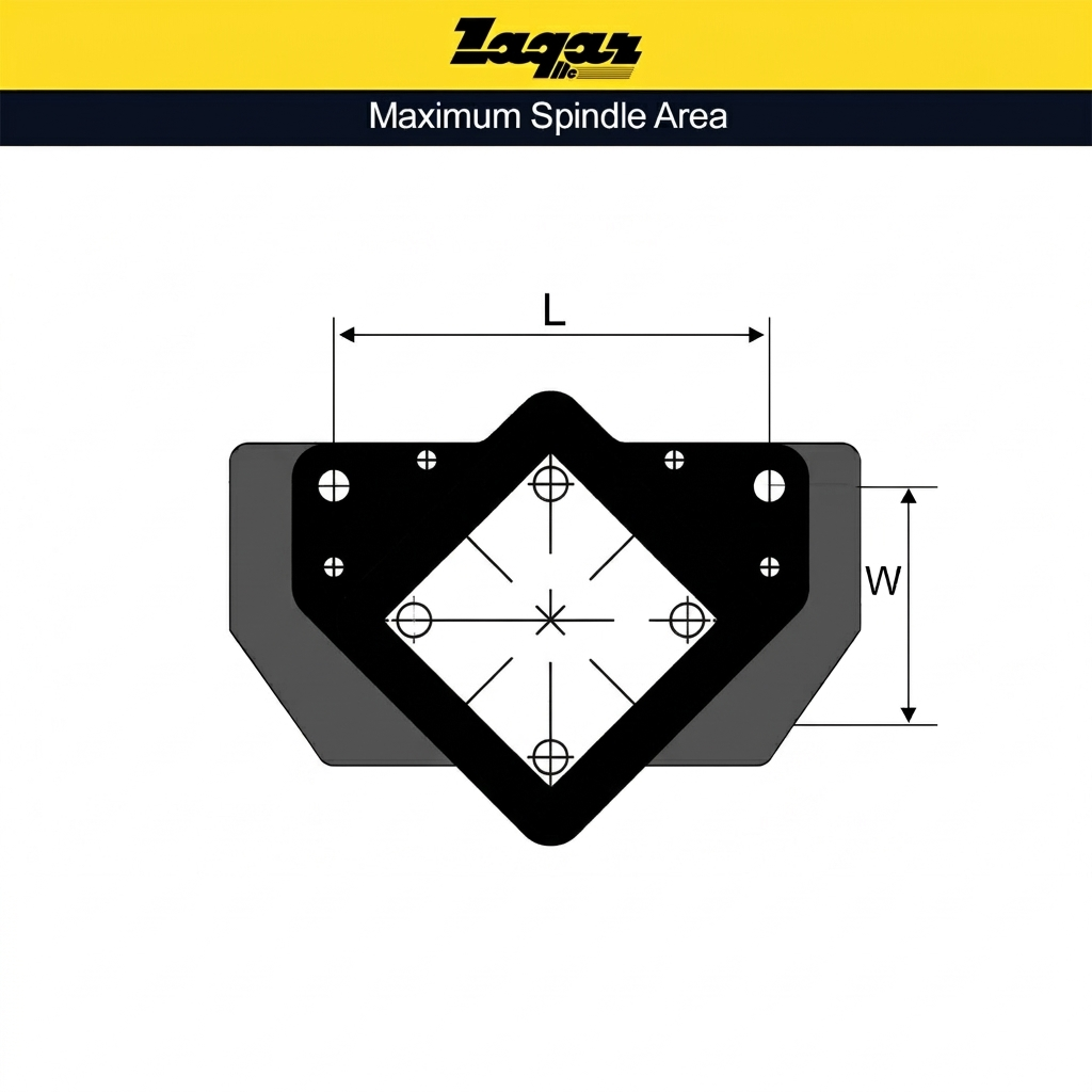 Standard 3" to 8" Diagonal Multiple Spindle Heads